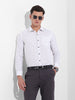 Men's Black Slim Fit Printed Formal Shirt