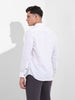 Men's Black Slim Fit Printed Formal Shirt