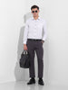 Men's Black Slim Fit Printed Formal Shirt