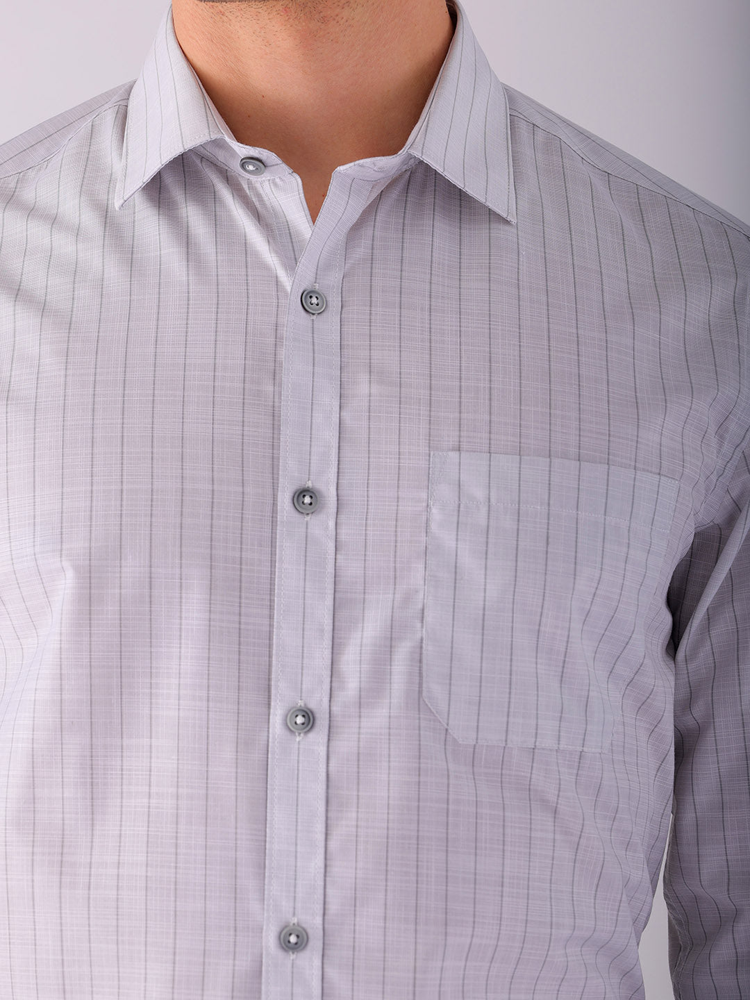 Shop Men's Striped Slim Fit Formal Shirt Online.