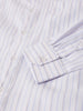 Men's White Slim Fit Striped Formal Shirt