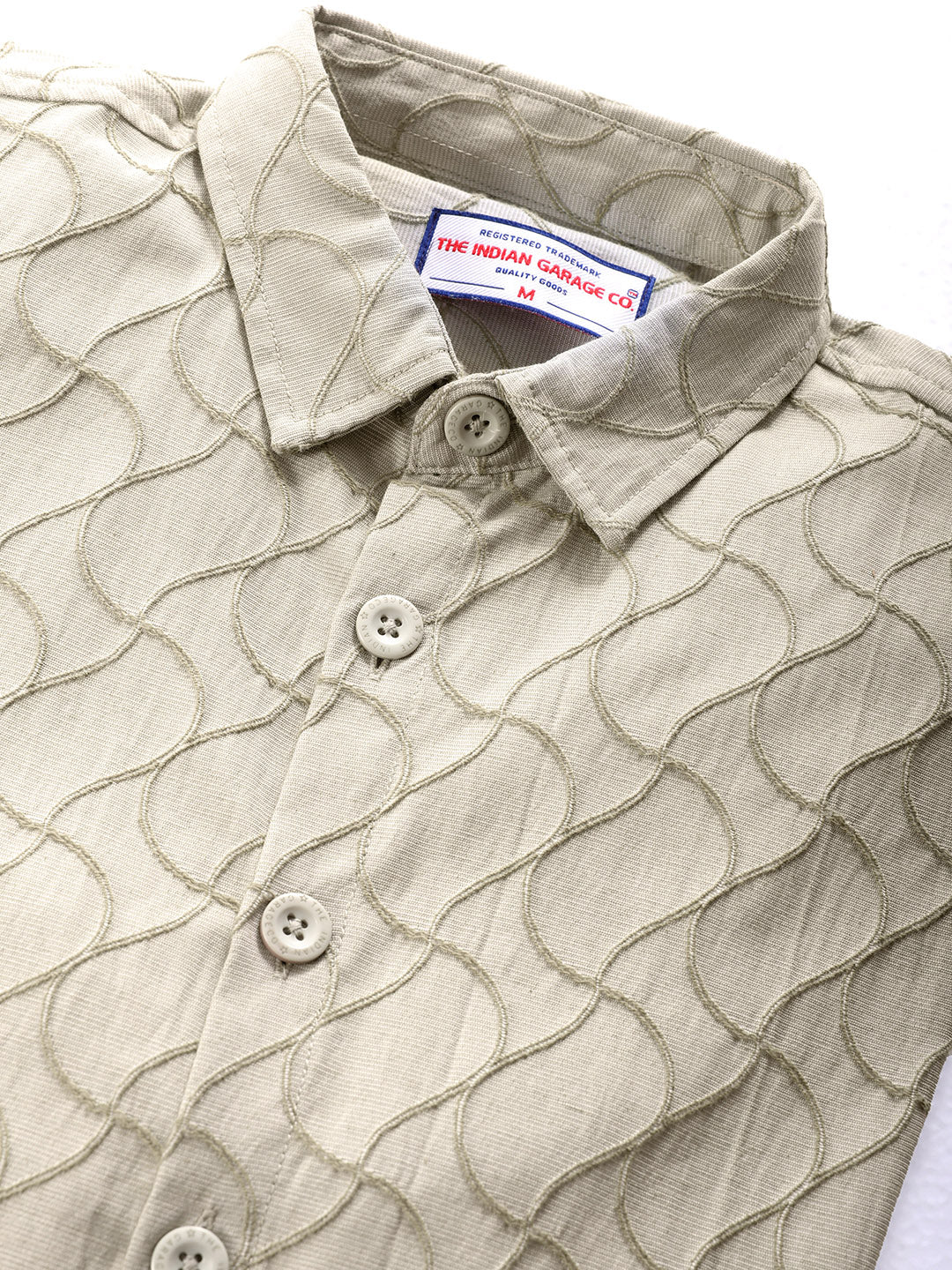 Shop Men's Textured Relaxed Fit Shirt Online.