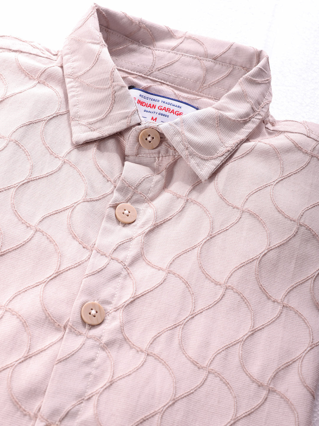 Shop Men's Textured Relaxed Fit Shirt Online.