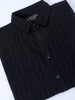 Men's Black Relaxed Fit Solid Resort Wear Shirt