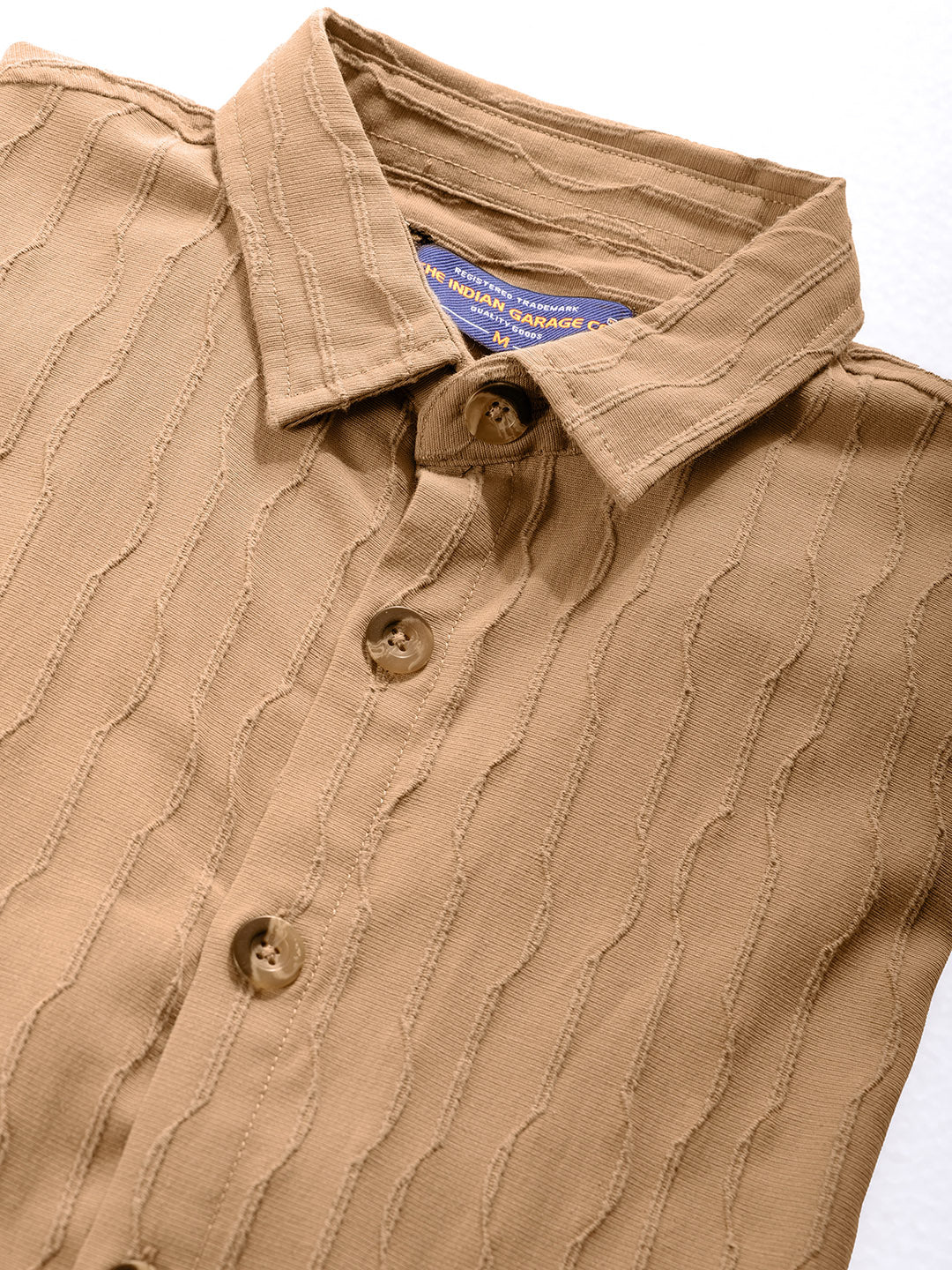 Shop Men's Textured Relaxed Fit Shirt Online.