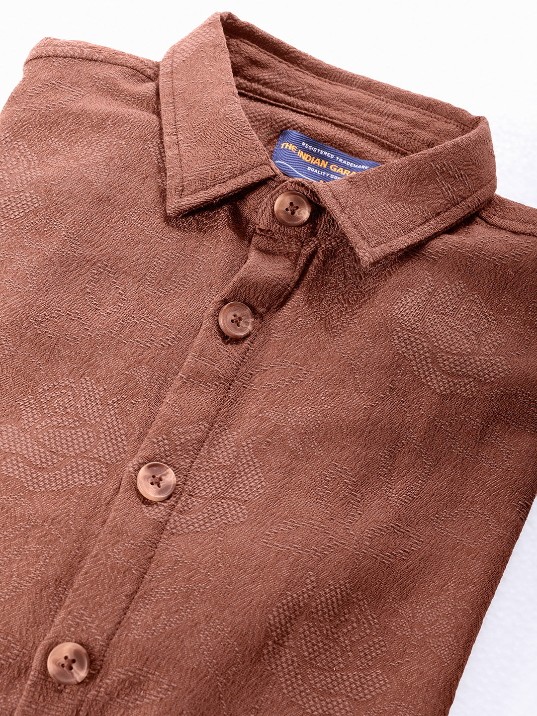 Shop Men's Textured Relaxed Fit Shirt Online.