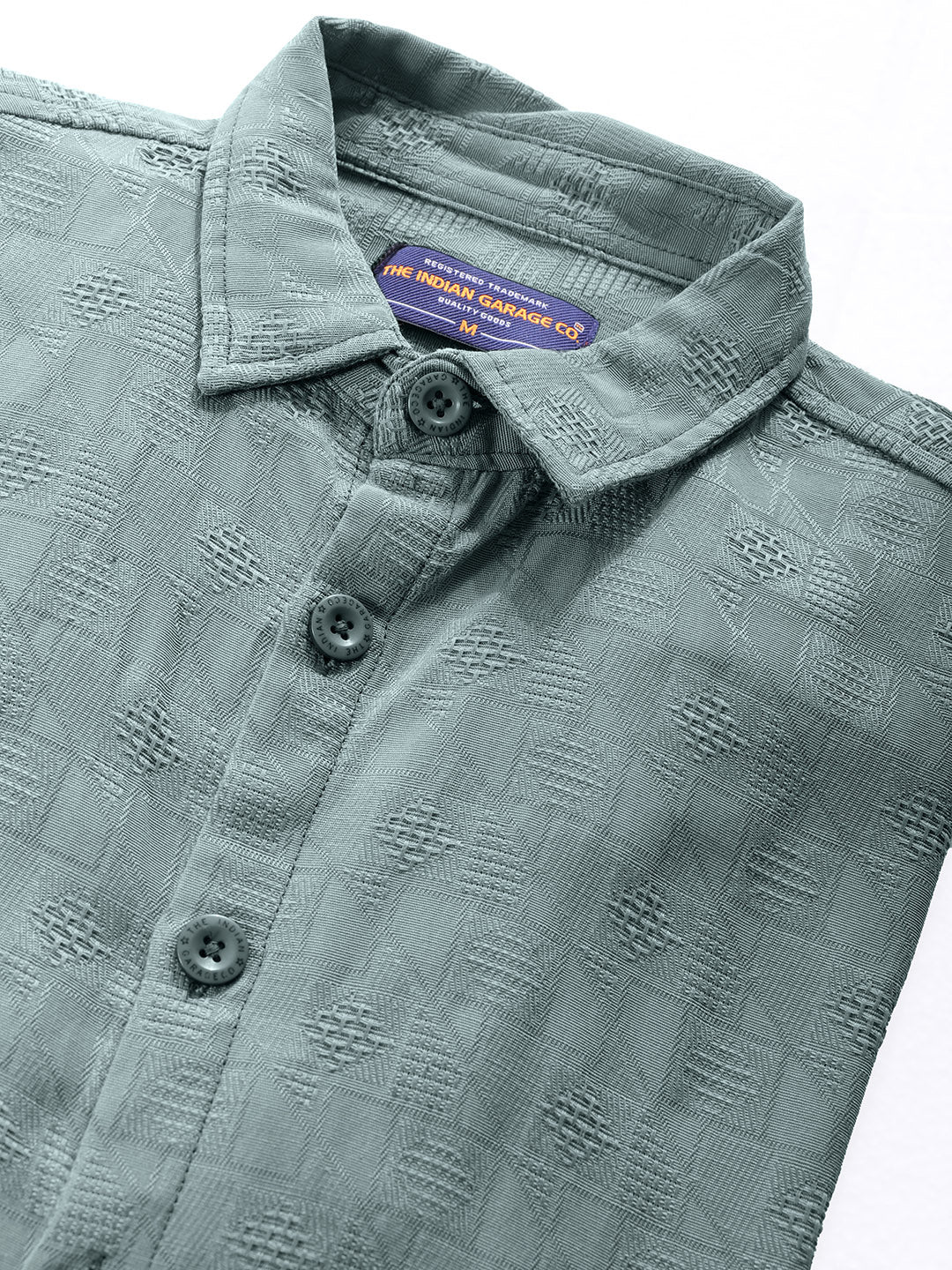 Shop Men's Textured Relaxed Fit Shirt Online.