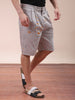 Men's Purple Relaxed Fit Face Print Shorts