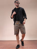 Men's Vetiver Relaxed Fit Printed Casual Shorts