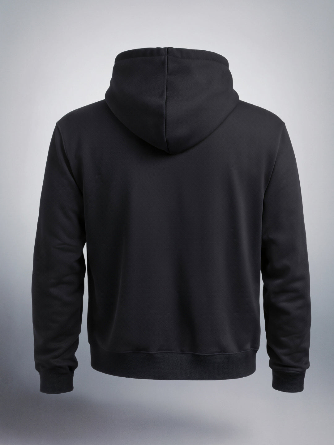 Men's Black Boxy Fit Printed Casual Sweatshirt
