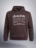 Men's Brown Boxy Fit Printed Casual Sweatshirt