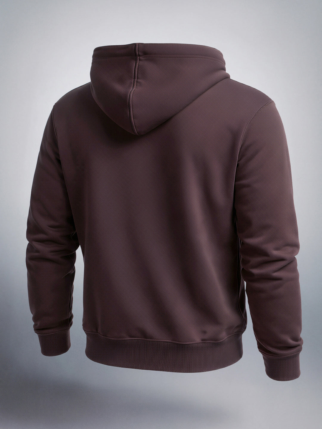 Men's Brown Boxy Fit Printed Casual Sweatshirt