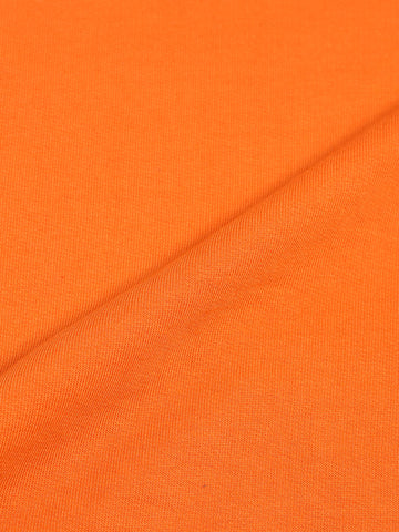 Men's Rust Relaxed Fit Embroided Casual Sweatshirt