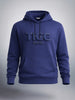 Men's Blue Relaxed Fit Embroided Casual Sweatshirt