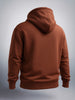 Men's Brown Relaxed Fit Embroided Casual Sweatshirt