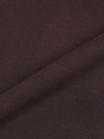 Men's Brown Oversized Fit Printed Street Sweatshirt