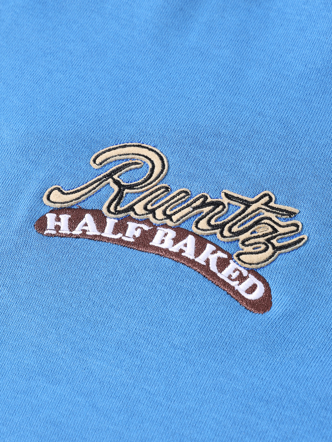 Men's Blue Relaxed Fit Graphic Printed Casual Sweatshirt