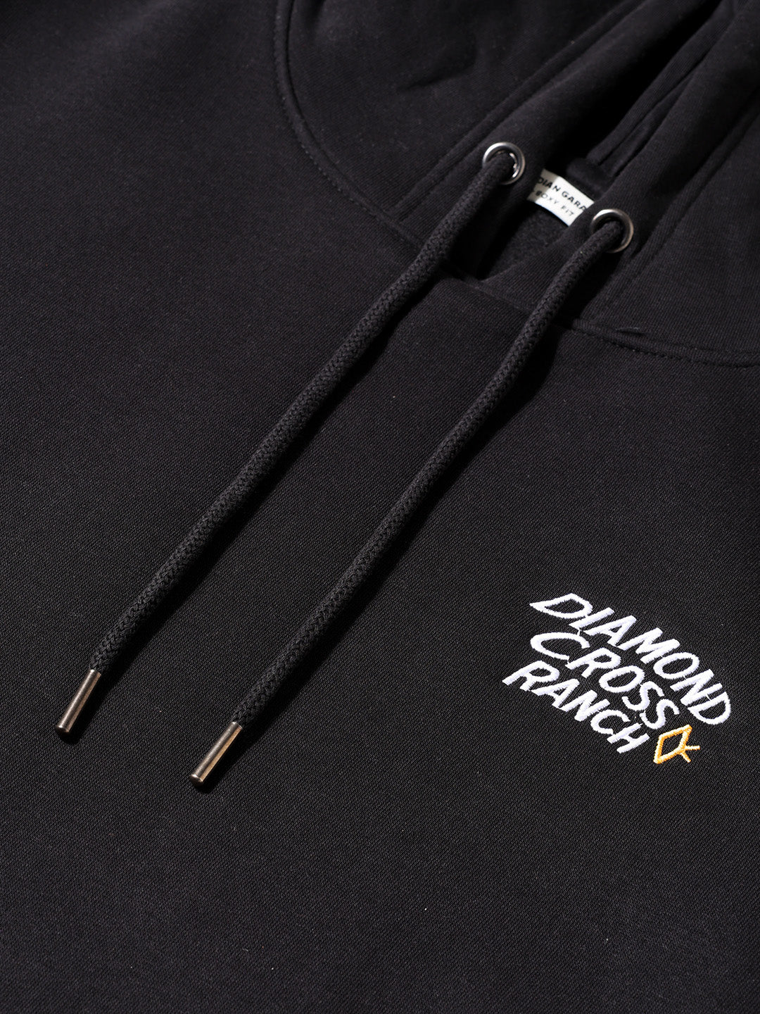 Men's Black Boxy Fit Graphic Printed Casual Sweatshirt