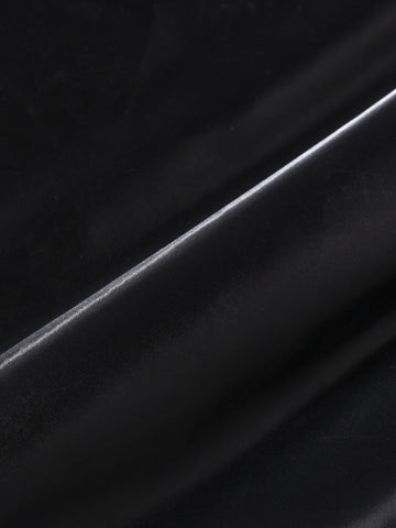 Men's Black Relaxed Fit Solid Casual Jacket