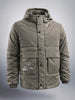 Men's Green Relaxed Fit Solid Casual Jacket