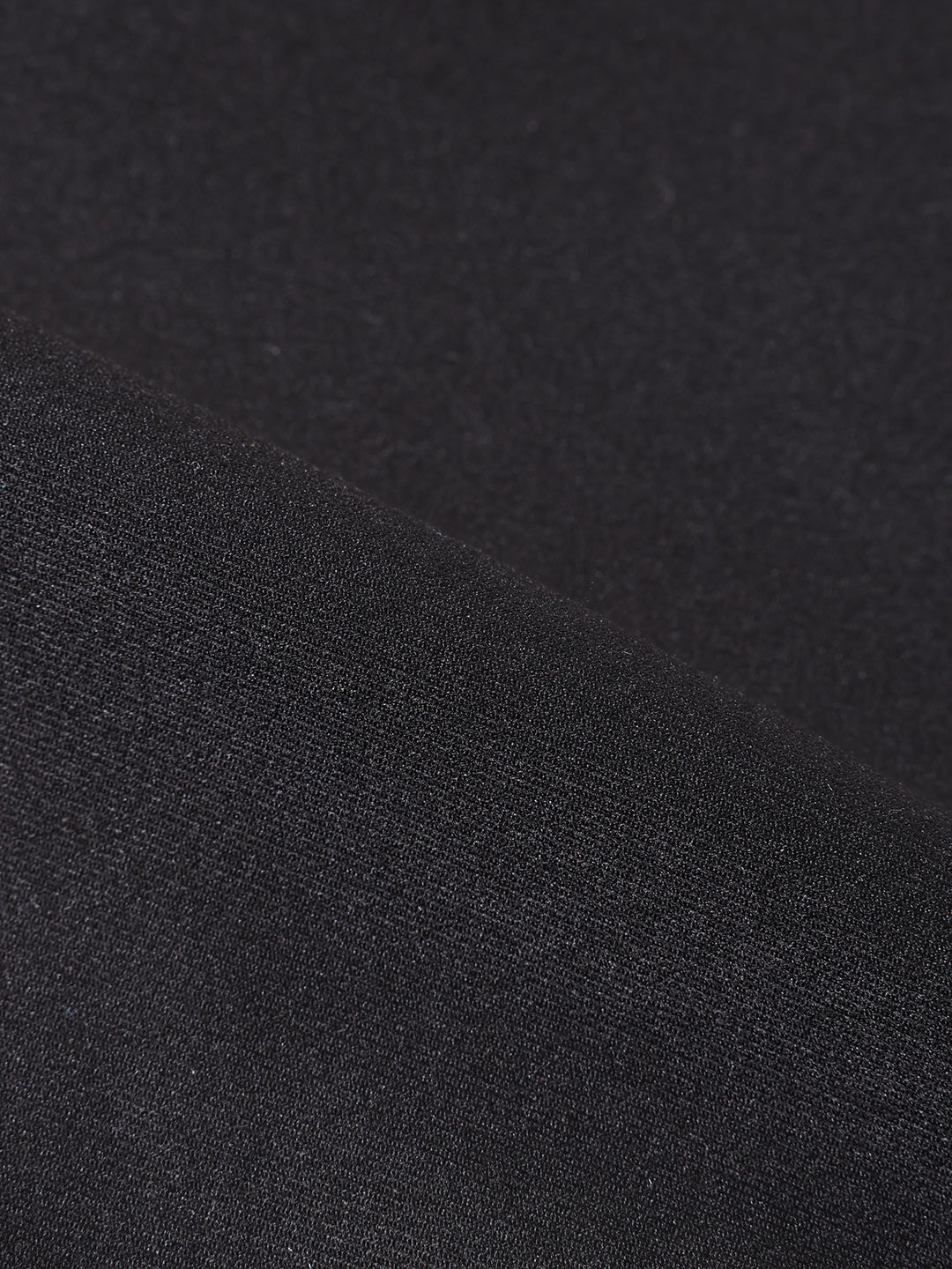 Men's Black Regular Fit Solid Casual Jacket