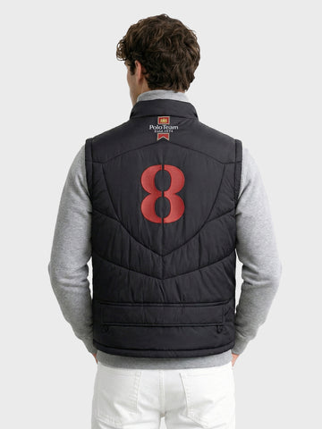 Men's Black Regular Fit Printed Casual Biker Jacket