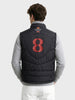 Men's Black Regular Fit Printed Casual Biker Jacket