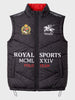 Men's Black Regular Fit Printed Casual Biker Jacket
