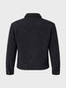 Men's Black Regular Fit Solid Casual Jacket