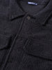 Men's Black Regular Fit Solid Casual Jacket