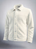 Men's White Regular Fit Solid Casual Jacket