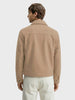 Men's Brown Regular Fit Solid Casual Jacket