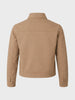 Men's Brown Regular Fit Solid Casual Jacket