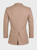 Men's Brown Regular Fit Solid Casual Jacket