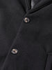 Men's Black Regular Fit Solid Casual Jacket