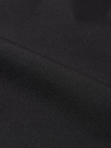 Men's Black Relaxed Fit Textured Retro Jacket