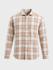 Men's Beige Oversized Fit Casual Shirt
