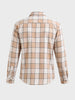 Men's Beige Oversized Fit Casual Shirt