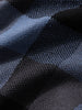 Men's Blue Relaxed Fit Casual Checkered Shirt