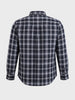 Men's Black Regular Fit Checkered Casual Shirts