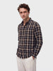 Men's Brown Regular Fit Checkered Casual Shirts