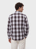 Men's White Regular Fit Checkered Casual Shirts