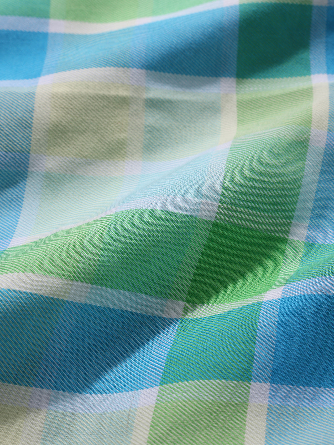 Men's Green Slim Fit Casual Shirt
