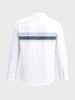 Men's White Slim Fit Printed Casual Shirt