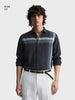 Men's Black Slim Fit Checked Casual Shirt