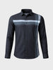 Men's Black Slim Fit Checked Casual Shirt