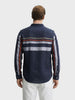 Men's Blue Slim Fit Checked Casual Shirt