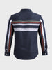 Men's Blue Slim Fit Checked Casual Shirt