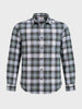 Men's Green Slim Fit Checkered Casual Shirt