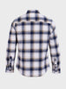 Men's Blue Slim Fit Checkered Casual Shirt